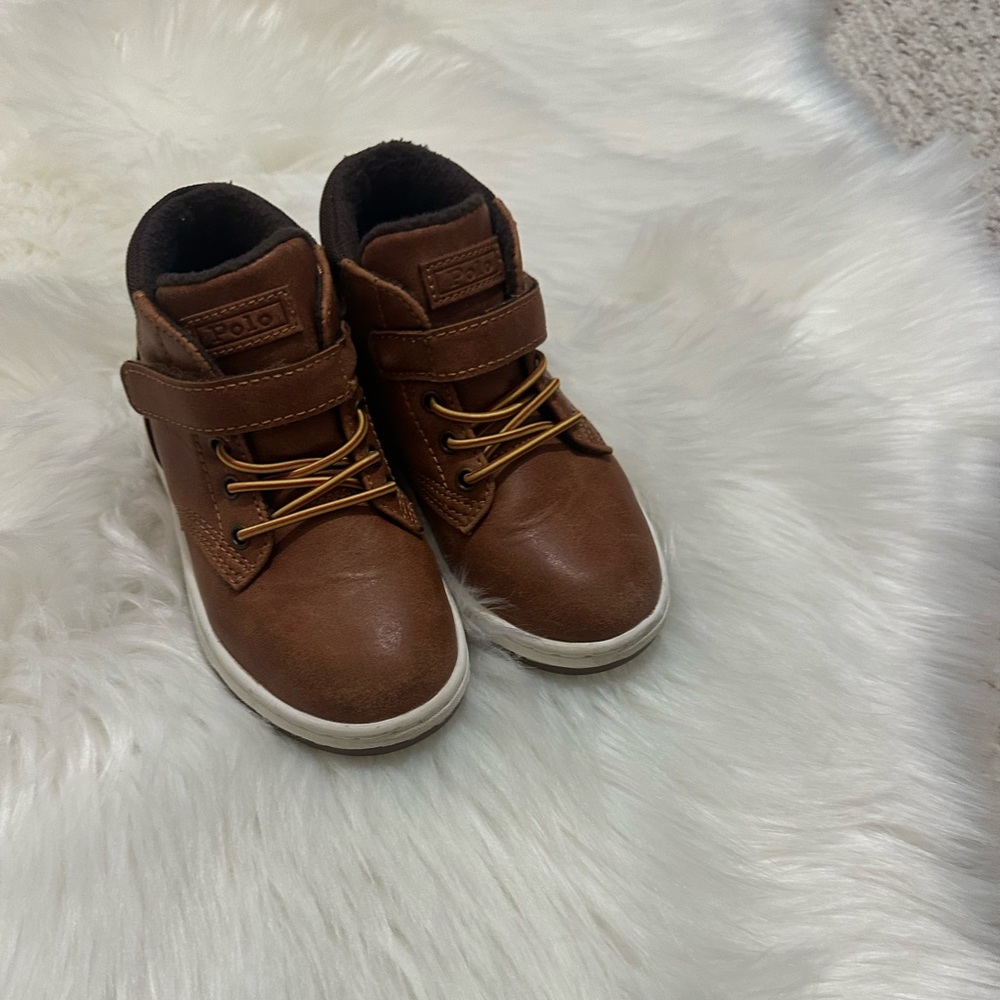POLO Court Sneaker Boot (Little Kid)